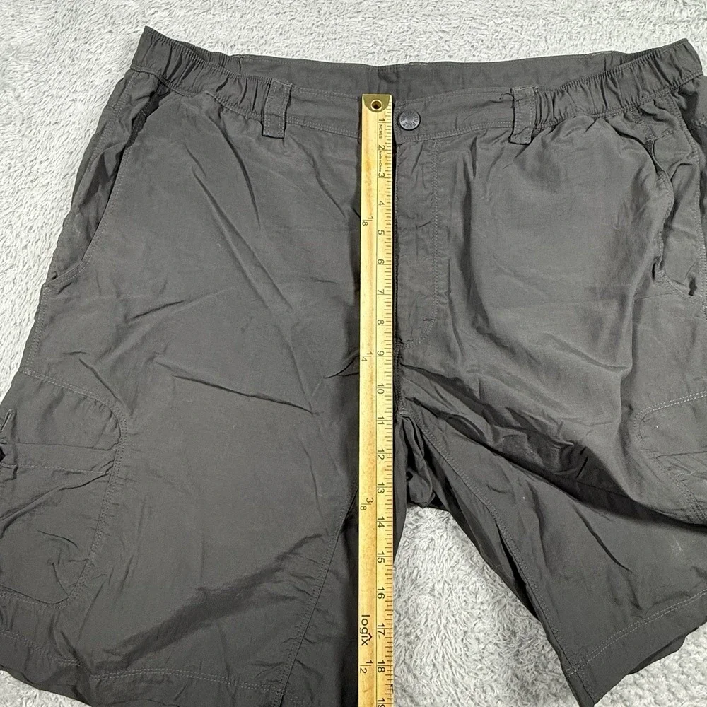 THE NORTH FACE‎ MENS GRAY RIPSTOP NYLON CARGO SHORTS  HIKING OUTDOOR CAMP 36